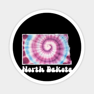 North Dakota Tie Dye Magnet